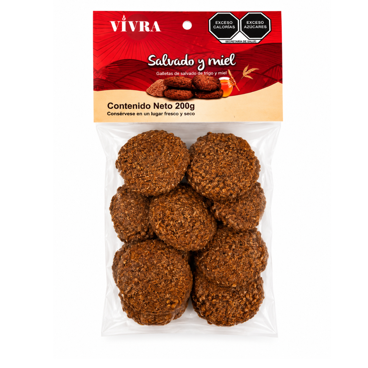 Galletas de Salvado de Trigo y Miel