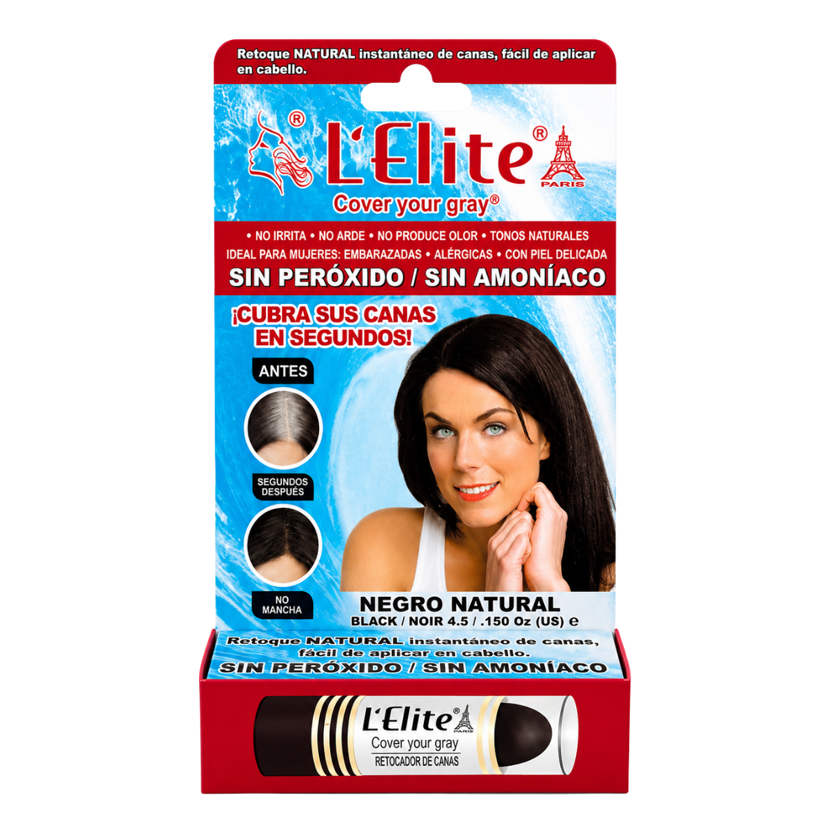 Retocador de Canas en Barra (Negro Natural)