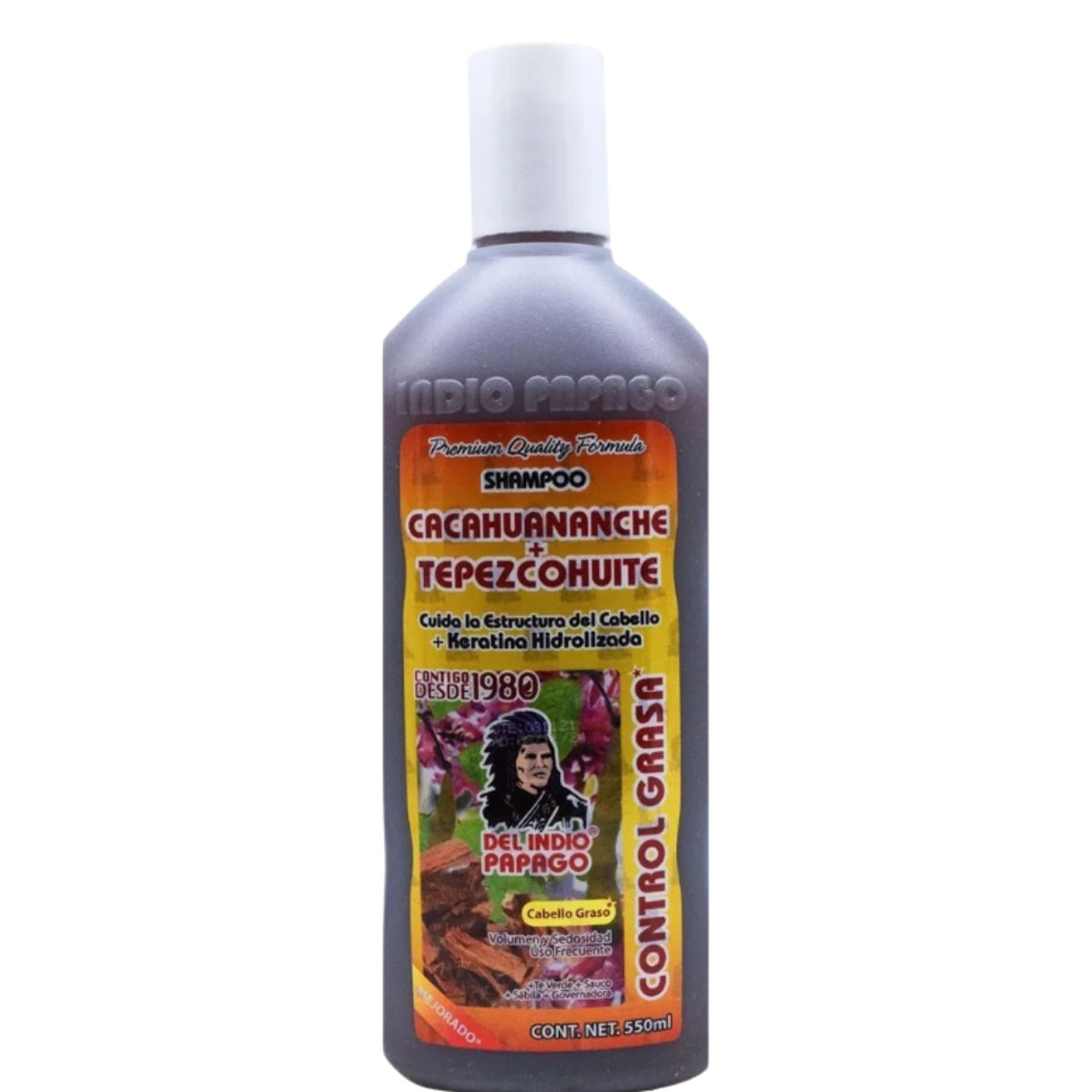 Shampoo de Cacahuananche y Tepezcohuite