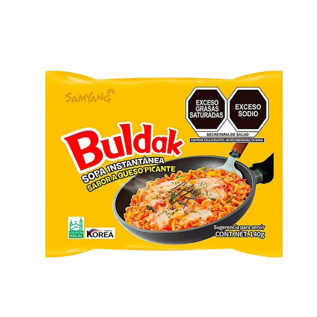 Buldak Sopa Instantánea (Sabor Queso Picante)