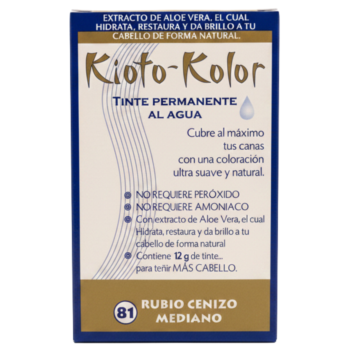 Tinte Kioto-Kolor 81 (Rubio Cenizo Mediano)