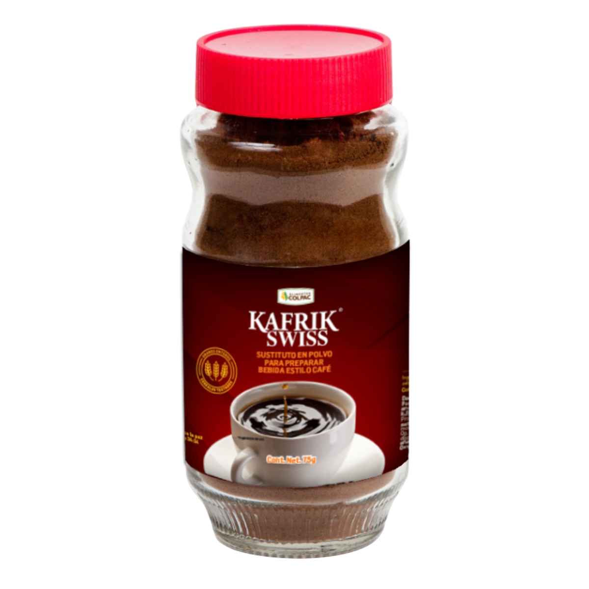Kafrik Swiss (Sustituto de Café en Polvo, 75 g)