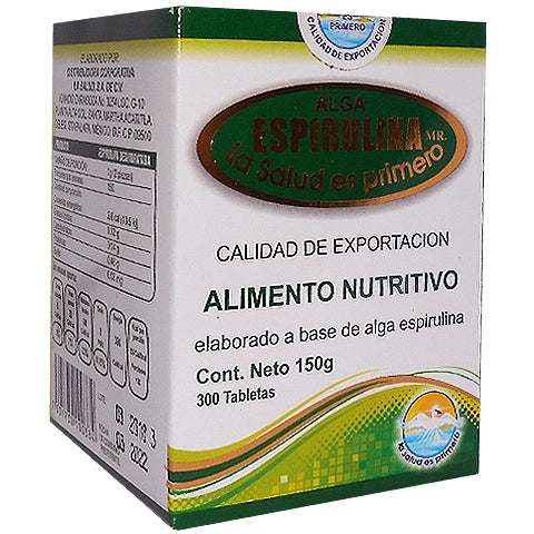 Alga Espirulina Tabletas