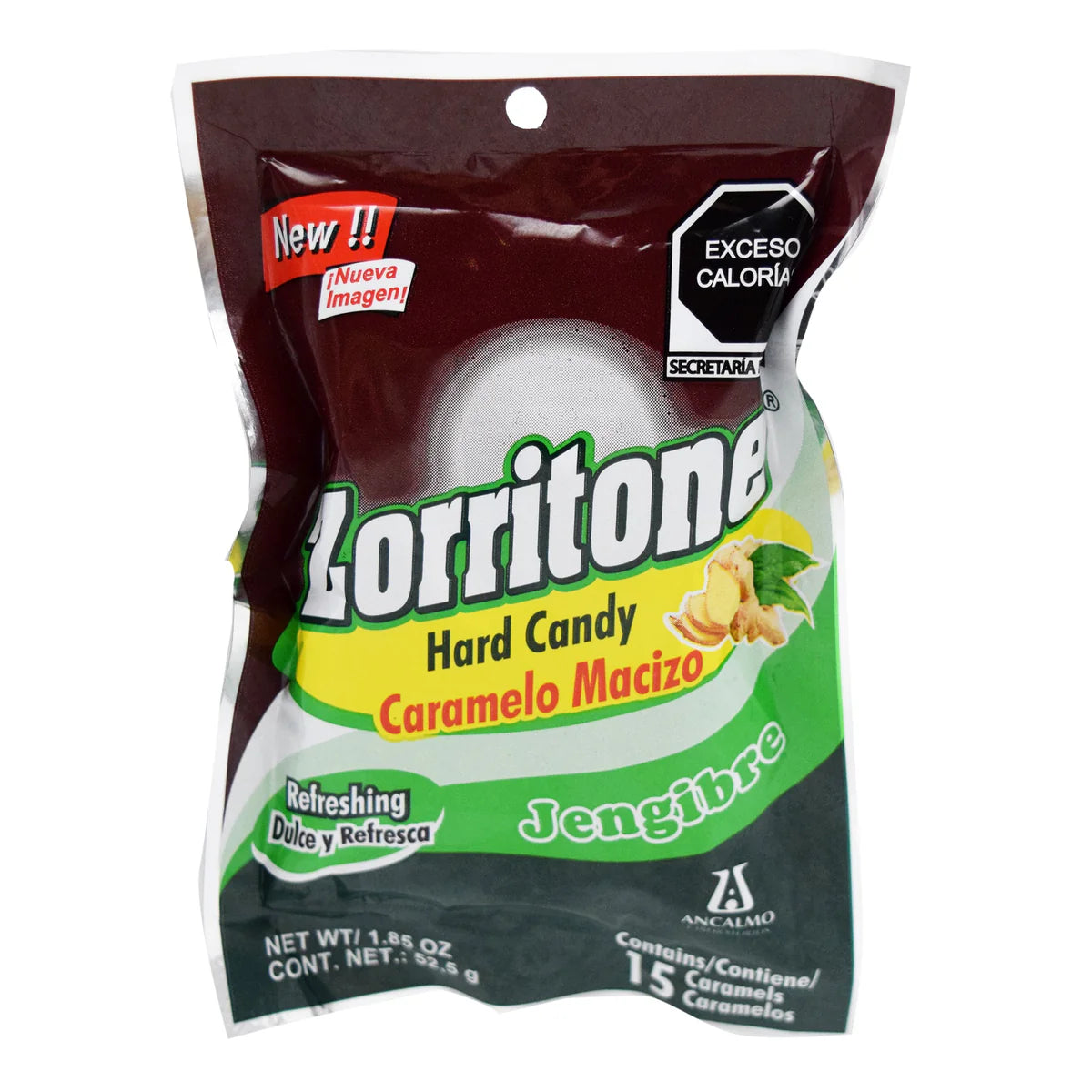 Zorritone Caramelo Macizo (Sabor Jengibre)