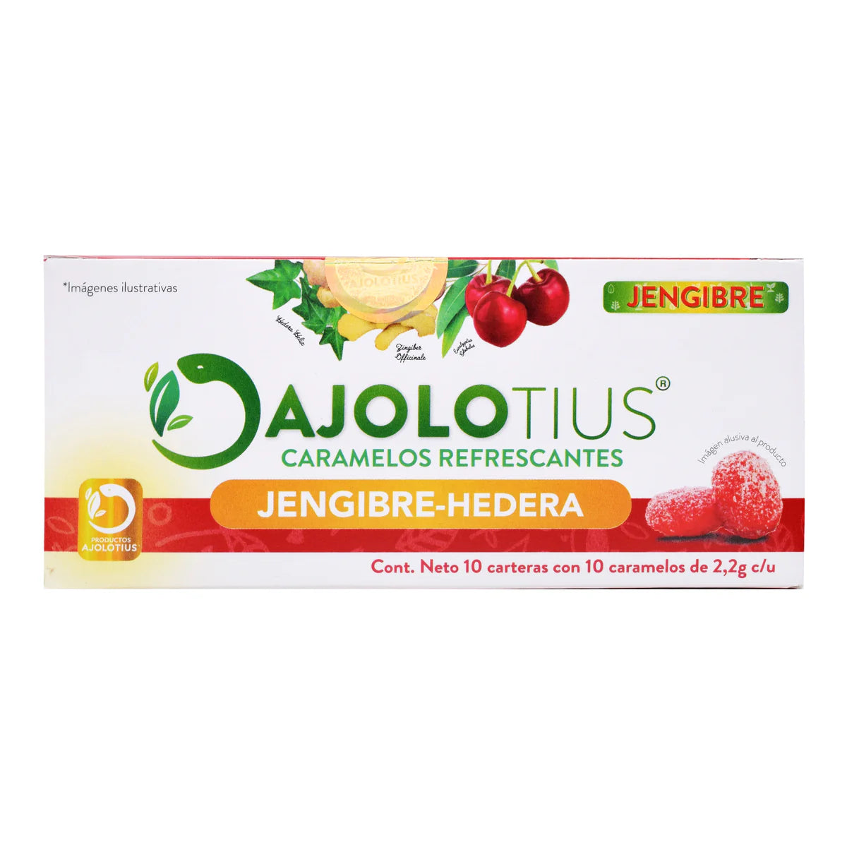 Ajolotius Caramelos (Sabor Jengibre- Hedrera)