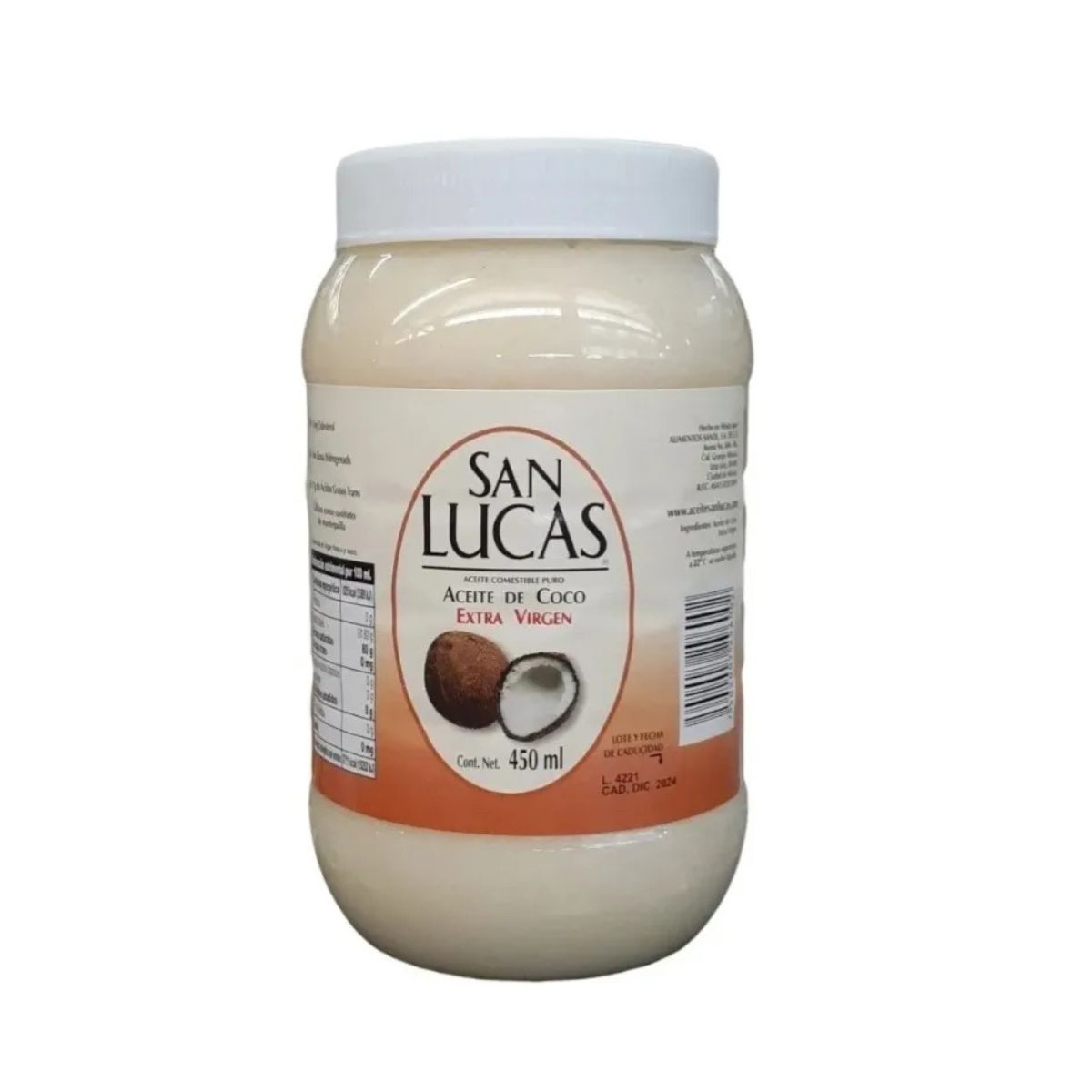Aceite de Coco Extra Virgen (450 ml)