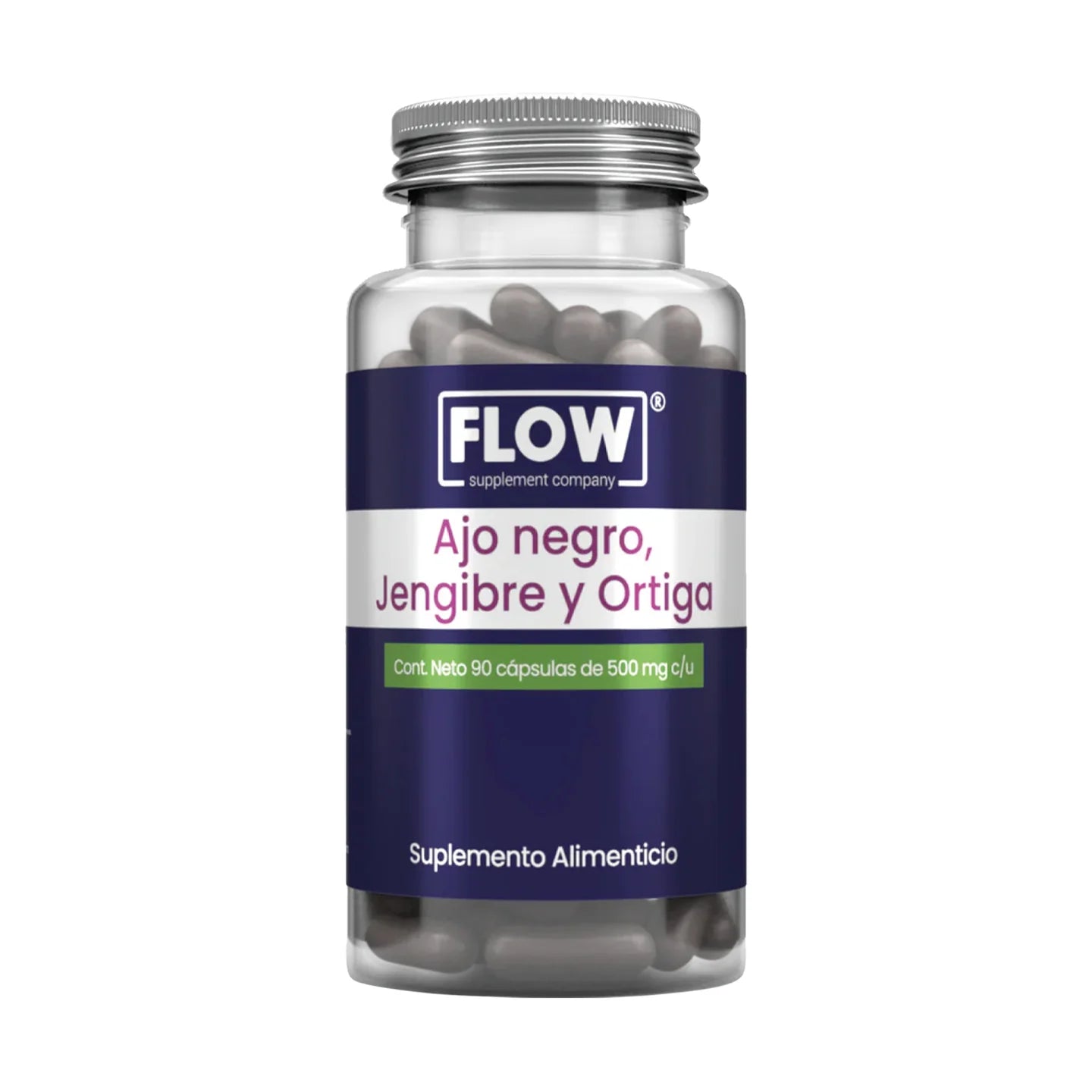 Ajo Negro, Jengibre, Ortiga Cápsulas