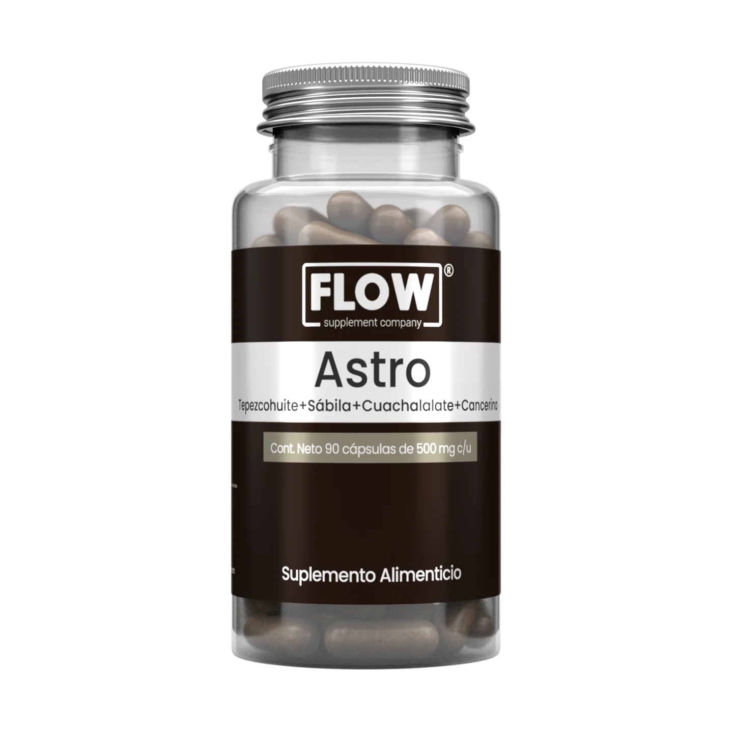 Astro Tepezcohuite, Sabila, Cuachalalate, Cancerina Cápsulas