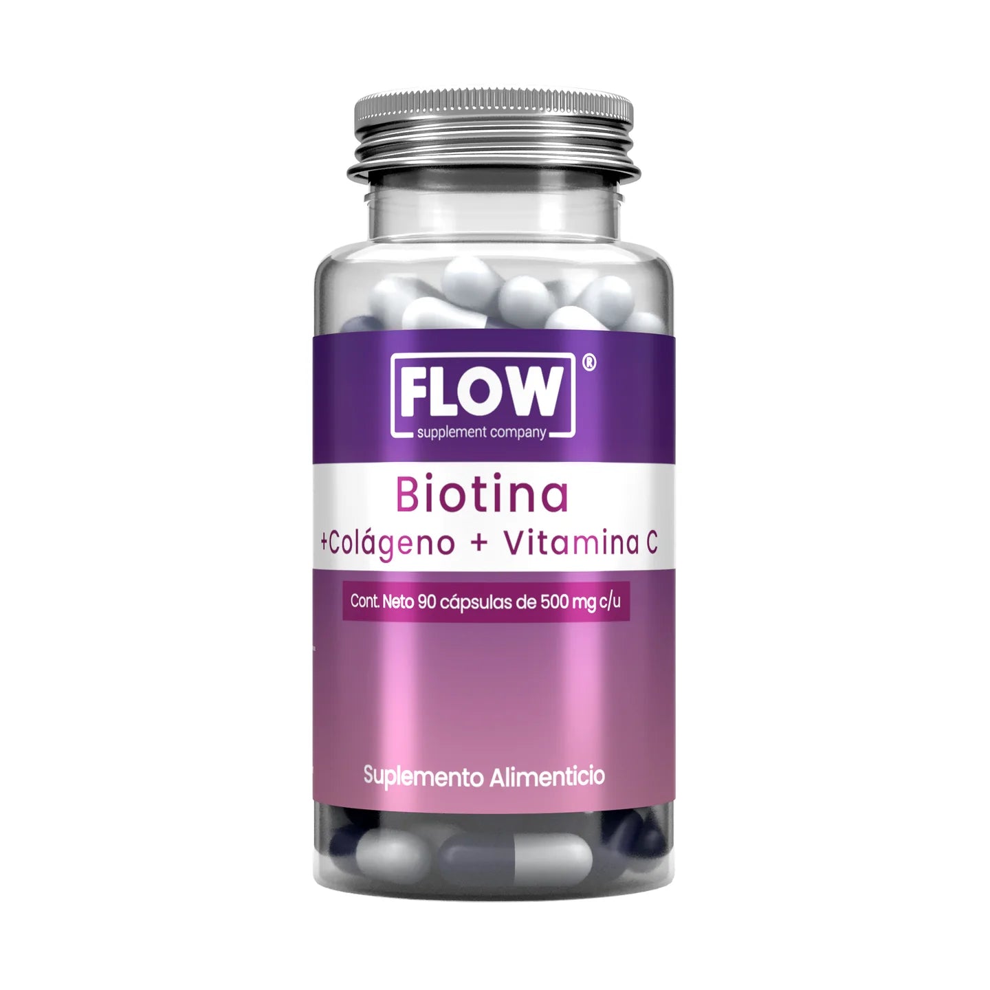 Biotina con Colágeno y Vitamina C Cápsulas
