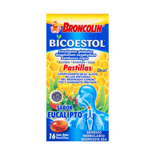 Broncolin Bicoestol Pastillas