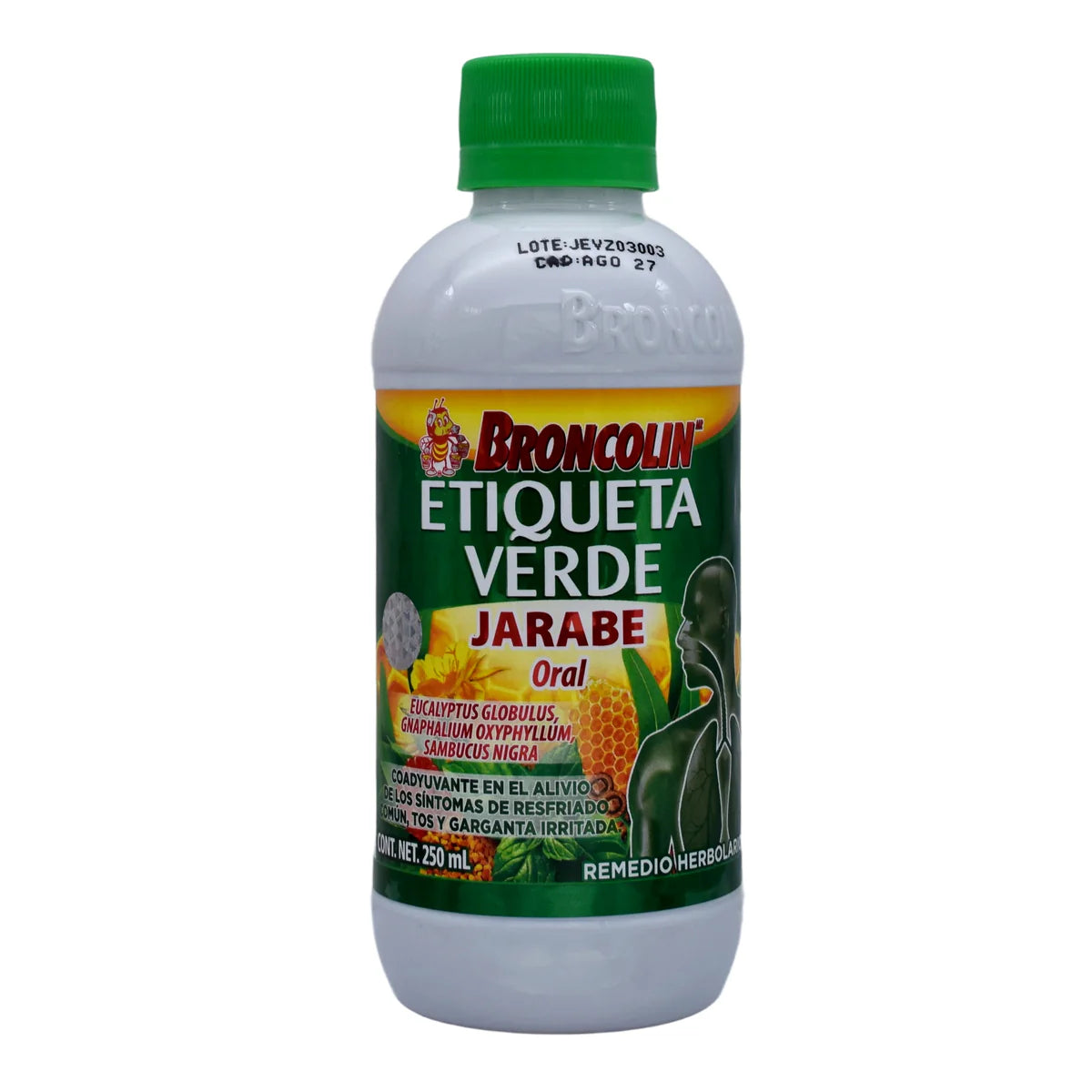 Broncolin Etiqueta Verde Jarabe