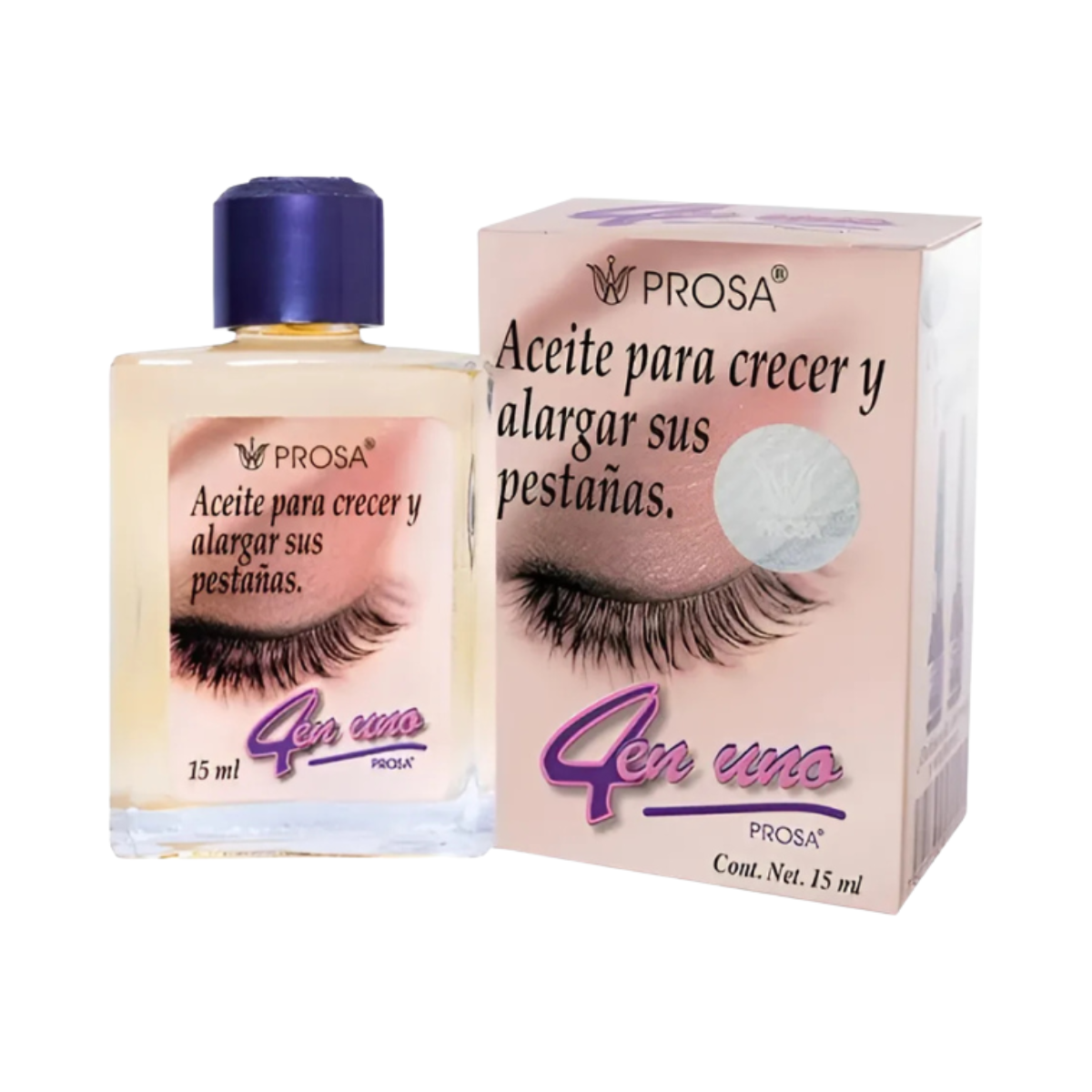 Aceite para Pestañas 4 en 1