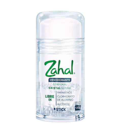 Desodorante Zahal (Cristal Natural,120 g)