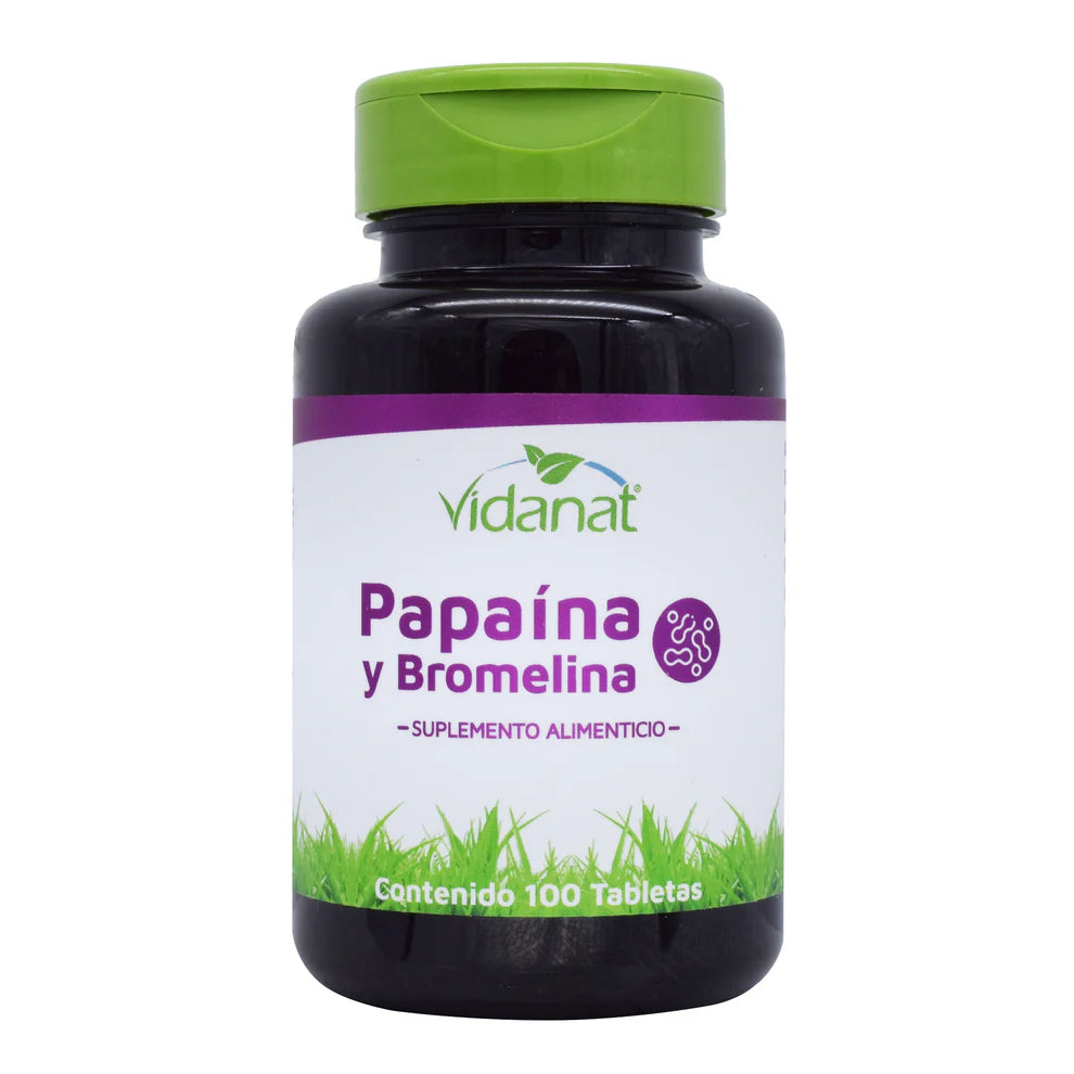 Papaina y Bromelina Tabletas