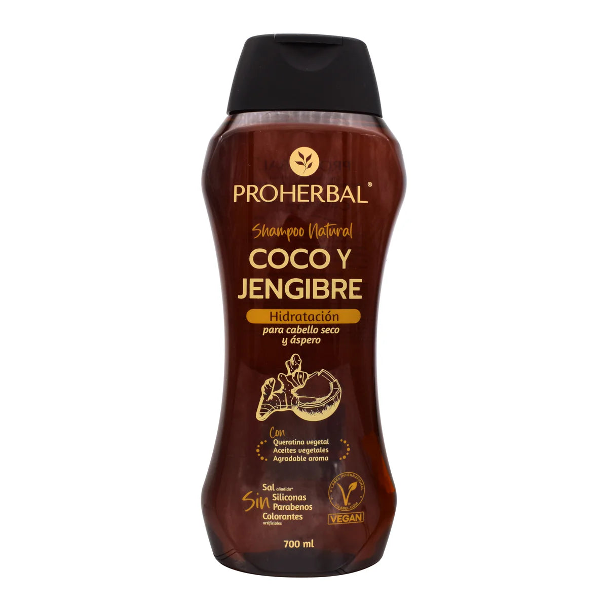 Shampoo de Coco y Jengibre