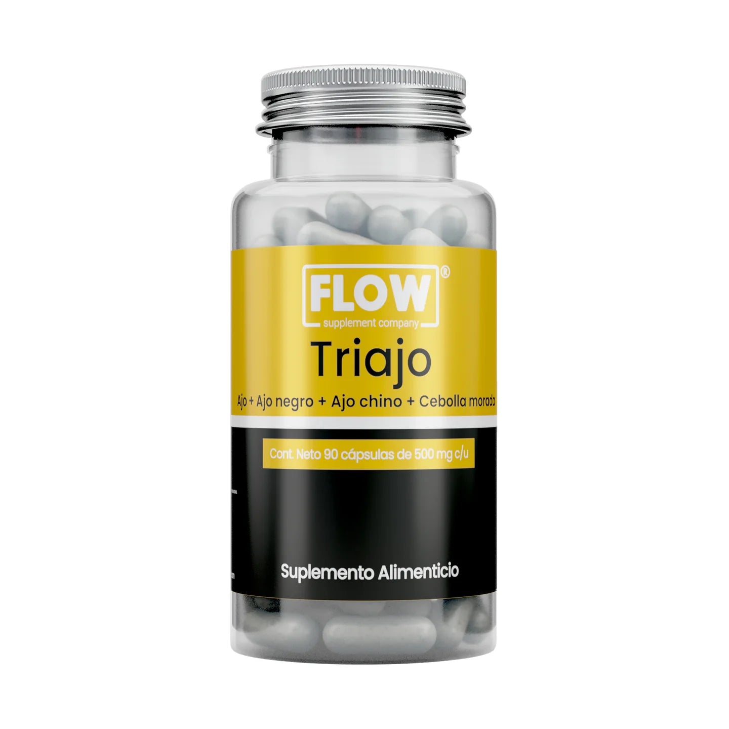 Triajo Ajo, Ajo Negro, Cebolla Morada Cápsulas