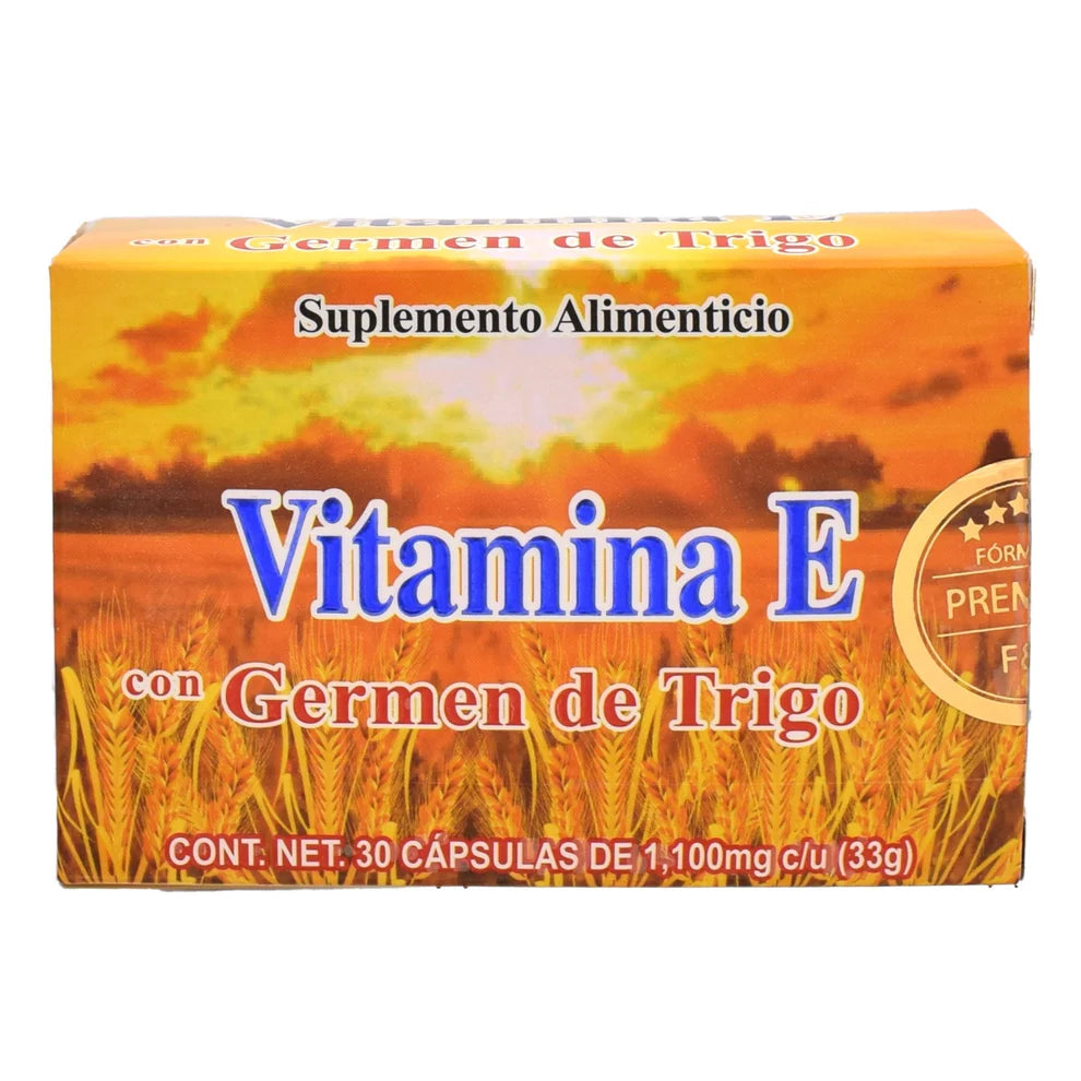 Vitamina E con Germen de Trigo Cápsulas